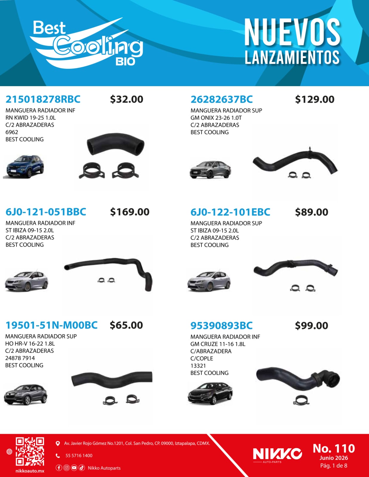 Lanzamiento Mangueras Best Cooling