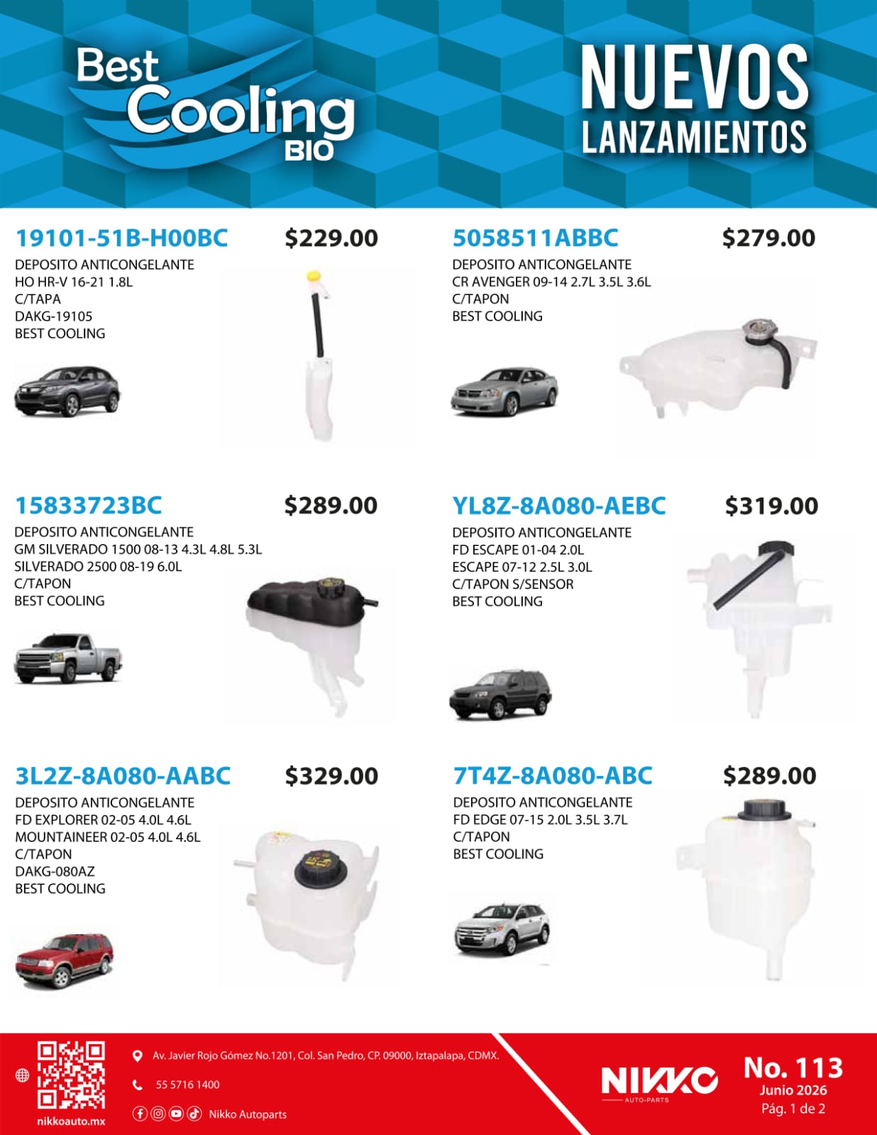Lanzamiento Depósitos de Anticongelante Best Cooling