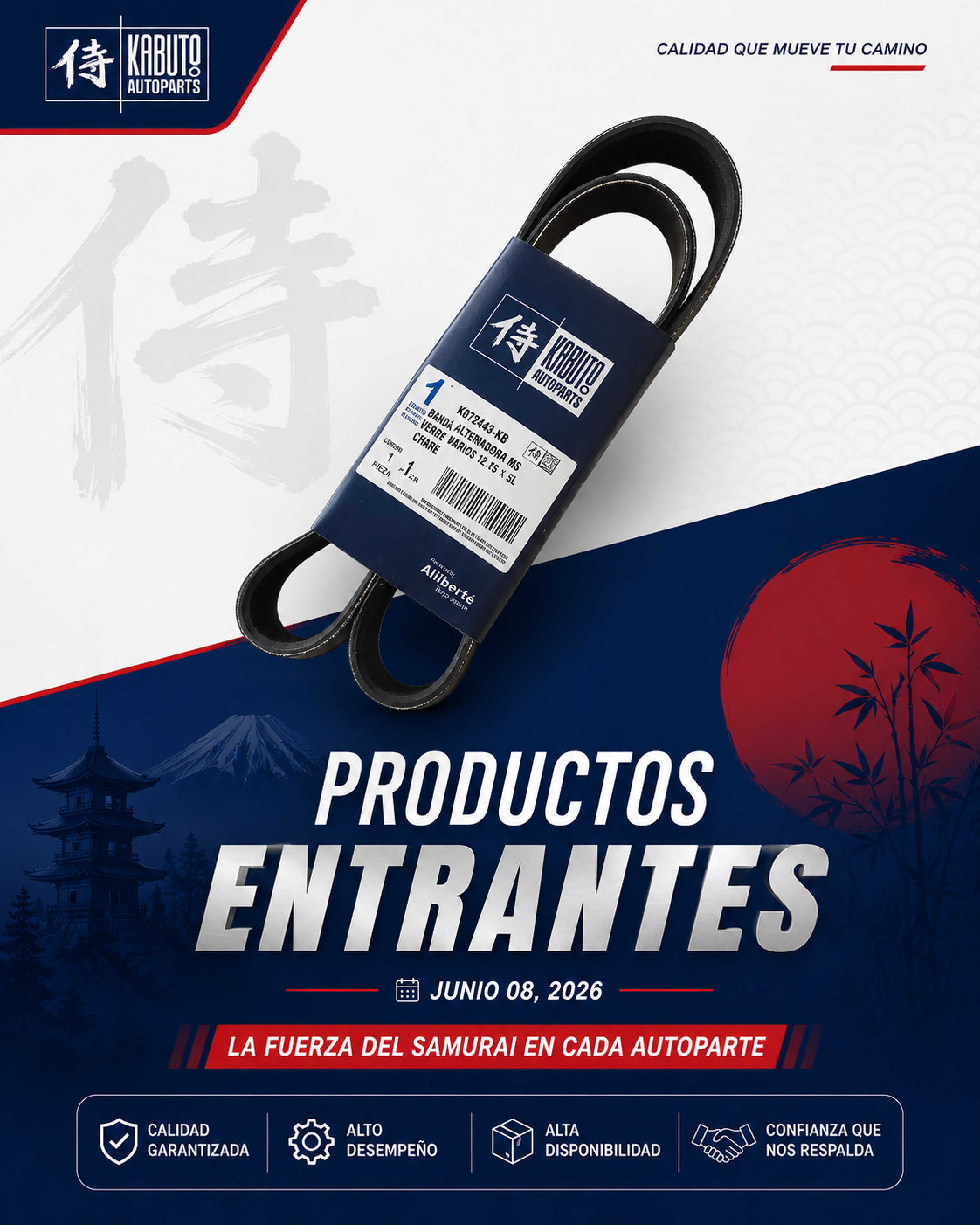 Lanzamiento Bandas Alternador
