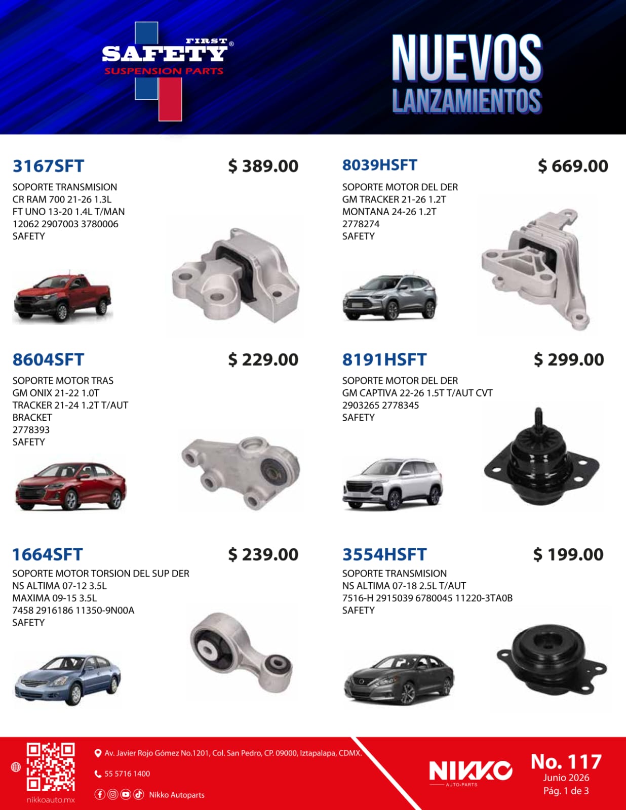 Lanzamiento Soportes Safety