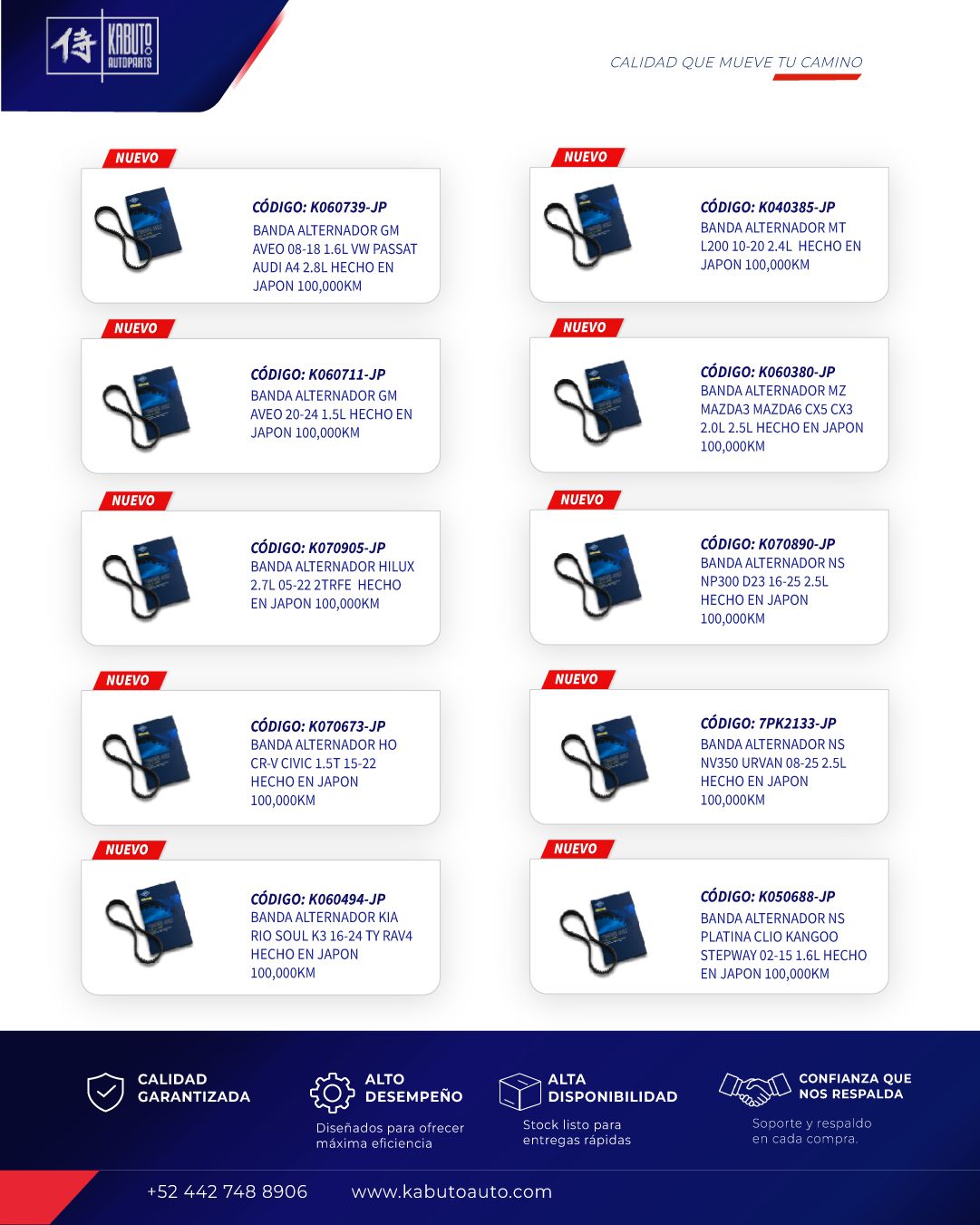 Boletín Bandas Kabuto