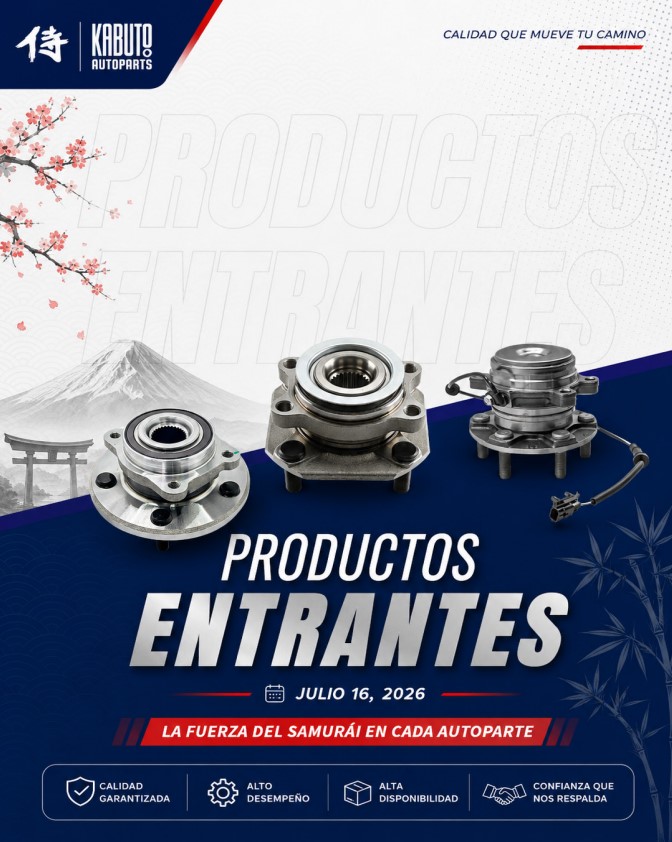 Lanzamiento Productos Entrantes Kabuto