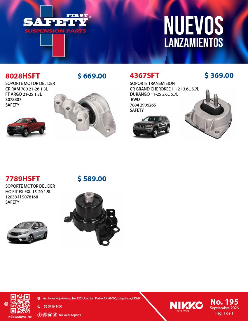 NUEVOS SAFETY BPN 195 SP