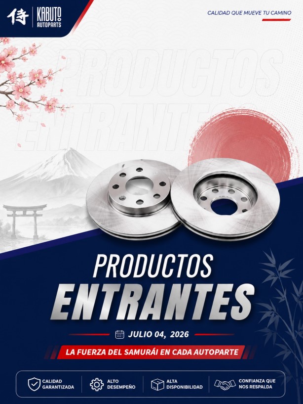 Lanzamiento Discos de Freno Kabuto