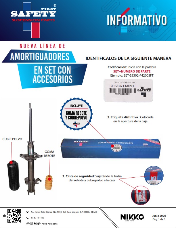 Boletín Informativo Amortiguadores Safety