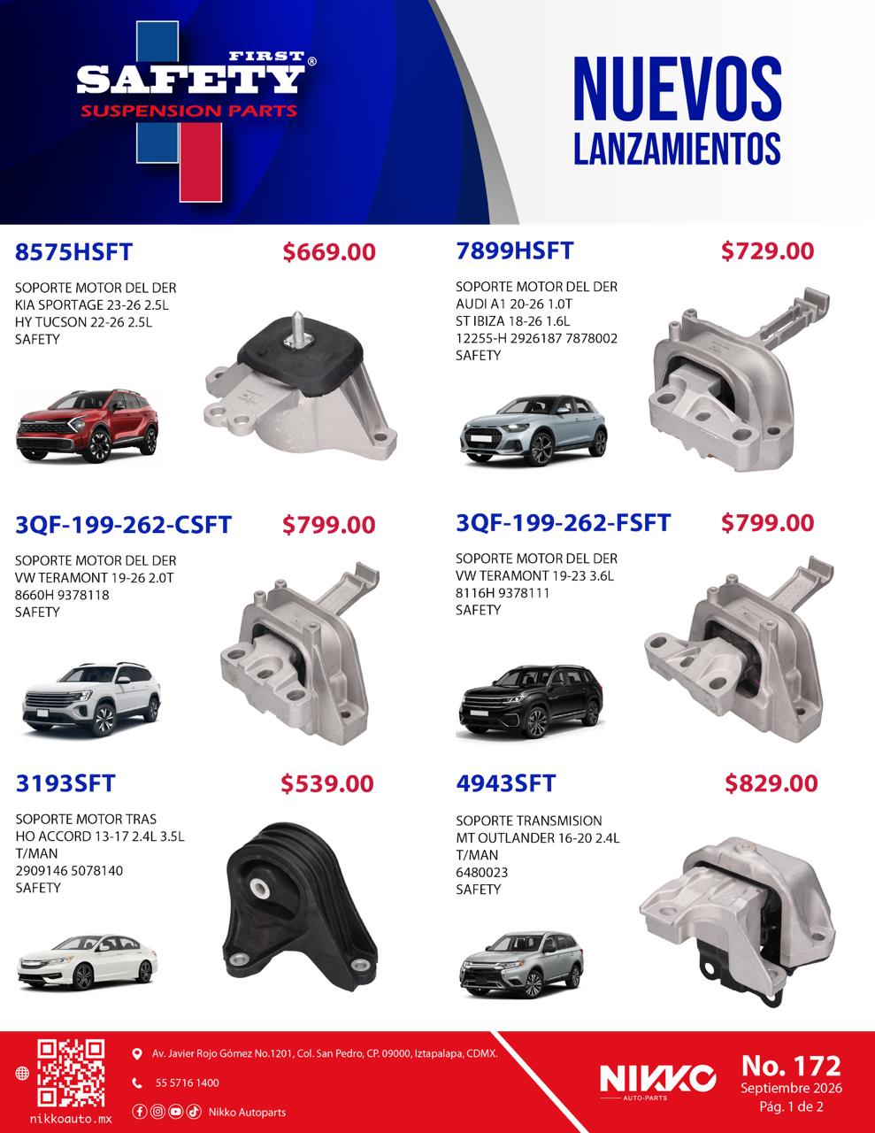 NUEVOS LANZAMIENTOS SOPORTES NIKKO