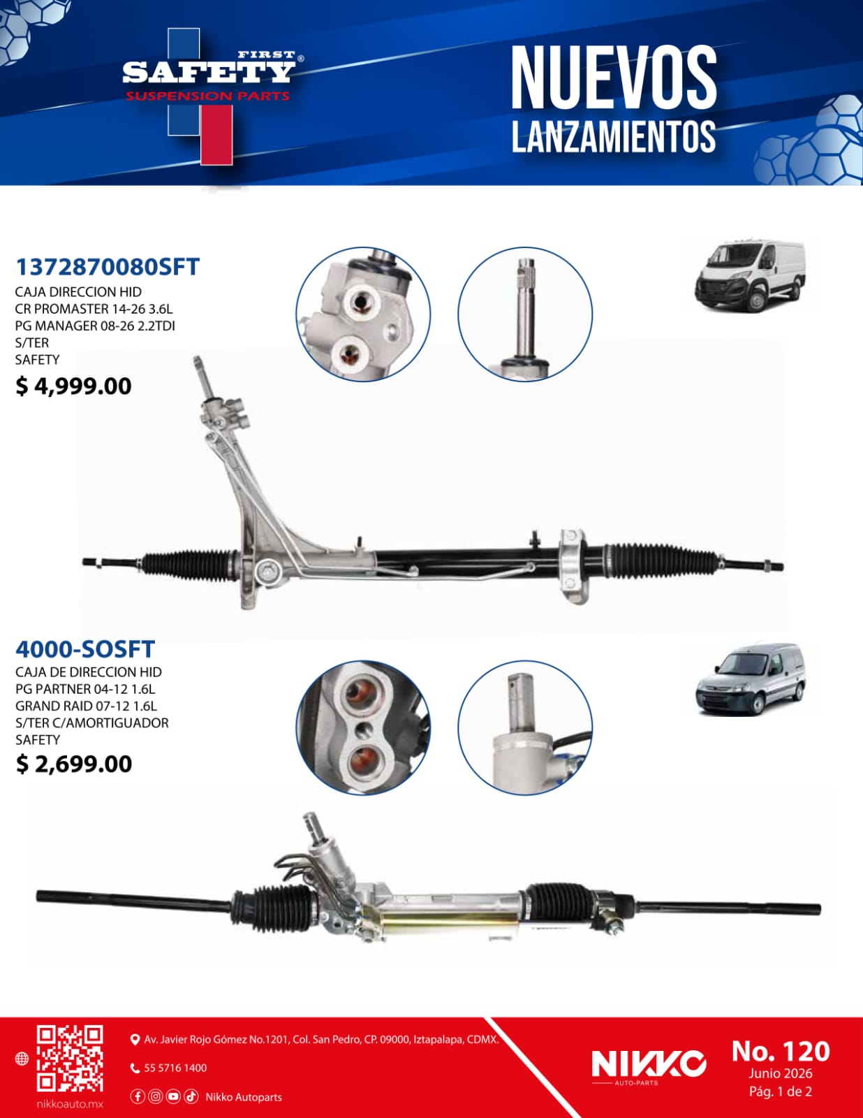 Lanzamiento Cajas de Dirección Safety